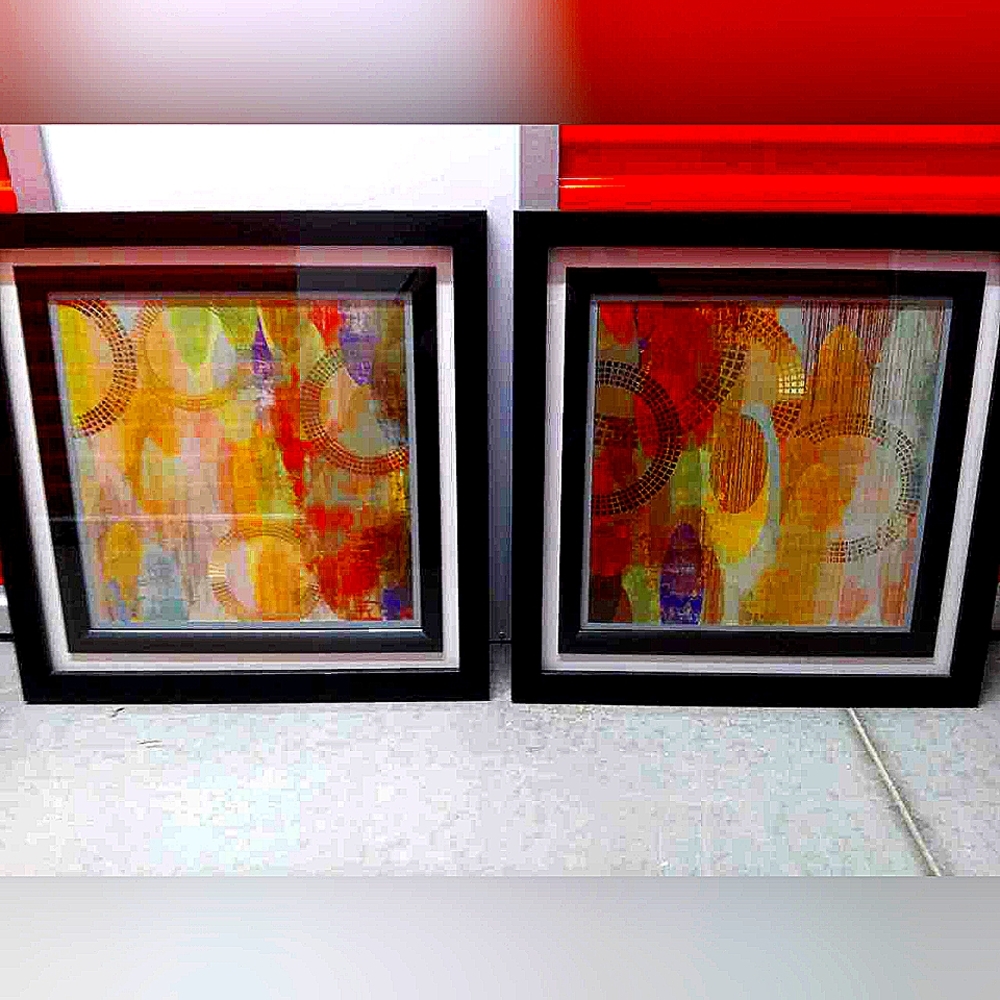 INTERESTING YET RELAXED,FUN ALSO ABSTRACT,LOVELY WATER COLOR HOME DECOR WALL ART